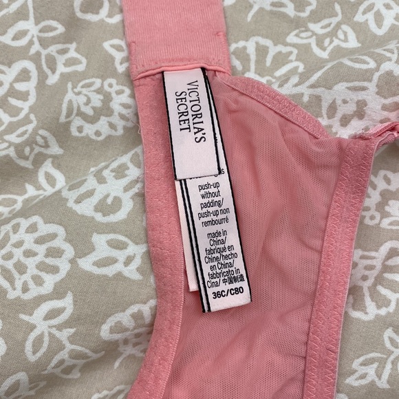 ‼️SOLD‼️VS pink and gold glitter bra - Picture 3 of 3